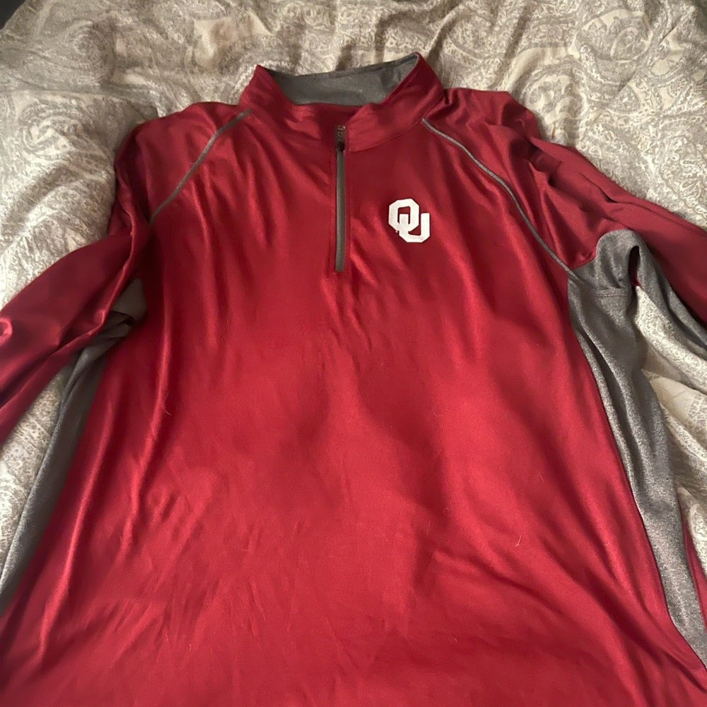 OU Mens dry fit pull over